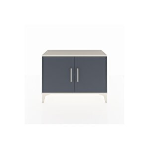 Arges Şifonyer Tek Raflı 2 Kapaklı 88x30x64 Aytaşı-antrasit