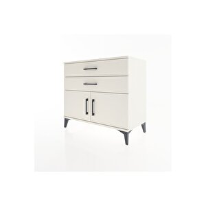 Hyperion Şifonyer Tek Raflı 2 Çekmeceli 2 Kapaklı 88x44x80 Aytaşı-aytaşı