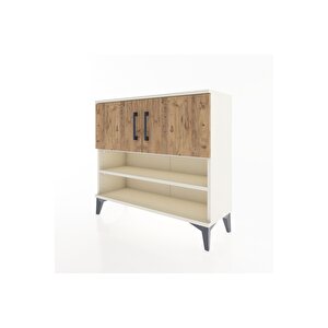 Arges Şifonyer 3 Raflı 2 Kapaklı 88x30x80 Aytaşı-çam