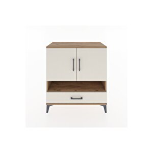 Hyperion Şifonyer 2 Raflı Tek Çekmeceli 2 Kapaklı 88x44x96 Çam-aytaşı