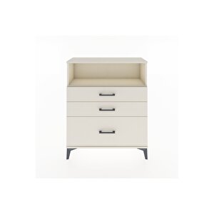 Arges Şifonyer Tek Raflı 3 Çekmeceli 88x30x106 Aytaşı-aytaşı