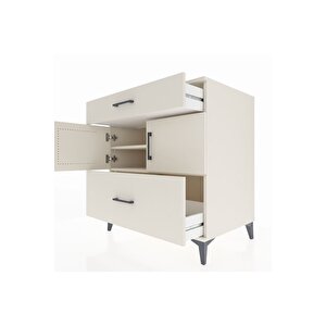 Kronos Şifonyer 2 Raflı 2 Çekmeceli 2 Kapaklı 88x59x96 Aytaşı-aytaşı