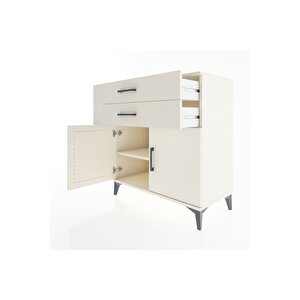 Hyperion Şifonyer Tek Raflı 2 Çekmeceli 2 Kapaklı 88x44x96 Aytaşı-aytaşı