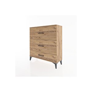 Arges Şifonyer 3 Çekmeceli 88x30x96 Çam-çam