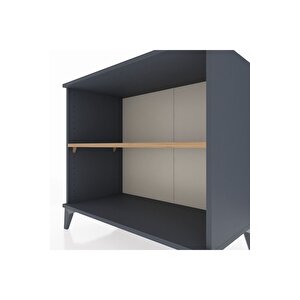 Hyperion Şifonyer Tek Raflı 88x44x80 Antrasit-çam