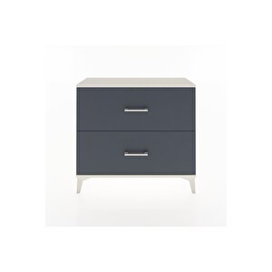 Arges Şifonyer 2 Çekmeceli 88x30x80 Aytaşı-antrasit