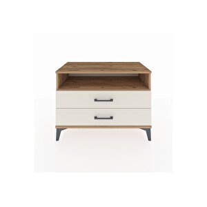 Hyperion Şifonyer Tek Raflı 2 Çekmeceli 88x44x64 Çam-aytaşı