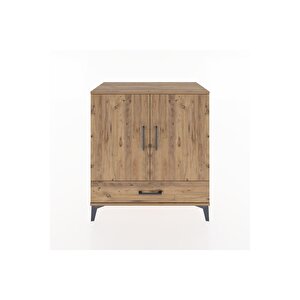 Hyperion Şifonyer 2 Raflı Tek Çekmeceli 2 Kapaklı 88x44x96 Çam-çam