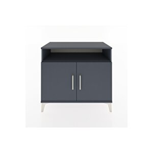 Hyperion Şifonyer 3 Raflı 2 Kapaklı 88x44x80 Antrasit-antrasit