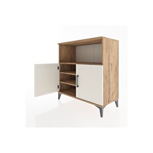 Hyperion Şifonyer 3 Raflı 2 Kapaklı 88x44x96 Çam-aytaşı