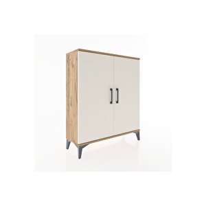 Arges Şifonyer Tek Raflı 2 Kapaklı 88x30x106 Çam-aytaşı