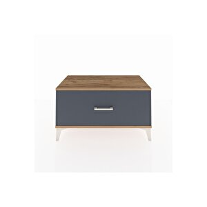 Hyperion Şifonyer Tek Çekmeceli 88x44x48 Çam-antrasit