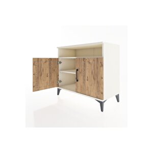 Hyperion Şifonyer 2 Raflı 2 Kapaklı 88x44x80 Aytaşı-çam