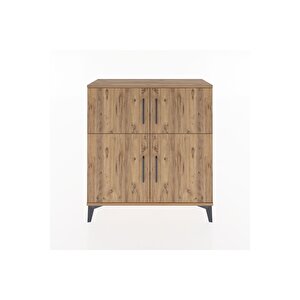 Arges Şifonyer 3 Raflı 4 Kapaklı 88x30x96 Çam-çam