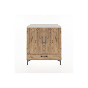 Hyperion Şifonyer Tek Raflı Tek Çekmeceli 2 Kapaklı 88x44x96 Aytaşı-çam