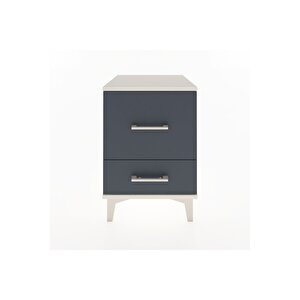 Hyperion Komodin 2 Çekmeceli 44x44x64 Aytaşı-antrasit