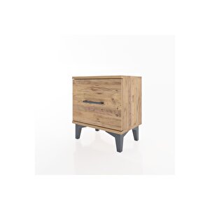 Arges Komodin Tek Çekmeceli 44x30x48 Çam-çam