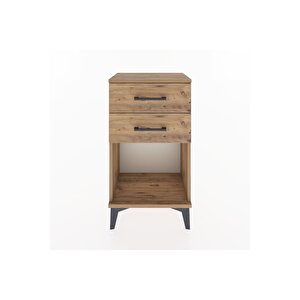 Arges Komodin 2 Çekmeceli 44x30x80 Çam-çam