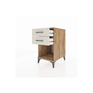 Kronos Komodin 2 Çekmeceli 44x59x80 Çam-aytaşı