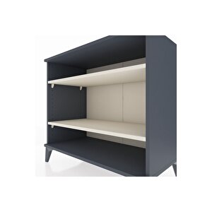 Hyperion Şifonyer 2 Raflı 88x44x80 Antrasit-aytaşı