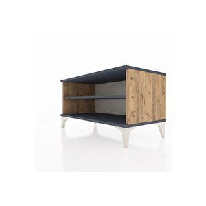 Hyperion Şifonyer Tek Raflı 88x44x48 Çam-antrasit