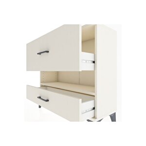 Arges Şifonyer Tek Raflı 2 Çekmeceli 88x30x80 Aytaşı-aytaşı