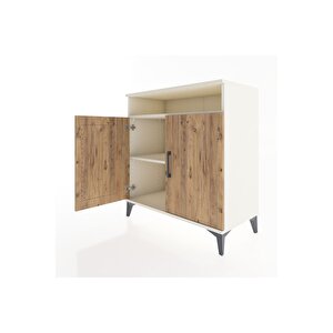 Hyperion Şifonyer 2 Raflı 2 Kapaklı 88x44x96 Aytaşı-çam