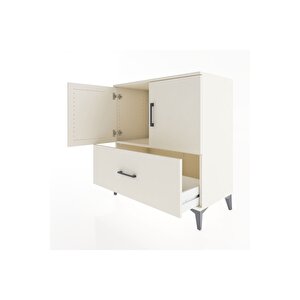 Hyperion Şifonyer Tek Raflı Tek Çekmeceli 2 Kapaklı 88x44x96 Aytaşı-aytaşı