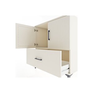 Hyperion Şifonyer Tek Raflı Tek Çekmeceli 2 Kapaklı 88x44x96 Aytaşı-aytaşı