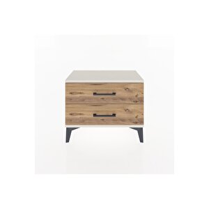 Arges Komodin 2 Çekmeceli 60x30x48 Aytaşı-çam