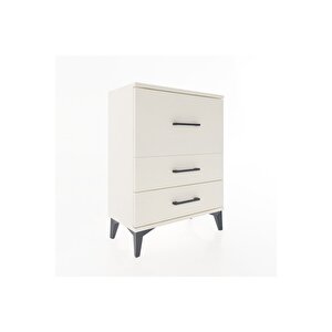 Arges Komodin 3 Çekmeceli 60x30x80 Aytaşı-aytaşı