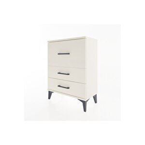 Arges Komodin 3 Çekmeceli 60x30x80 Aytaşı-aytaşı