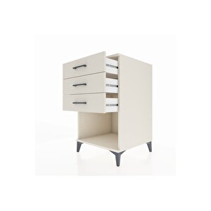 Kronos Komodin 3 Çekmeceli 60x59x96 Aytaşı-aytaşı