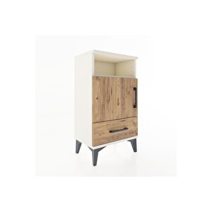 Arges Komodin 3 Raflı Tek Kapaklı 44x30x80 Aytaşı-çam