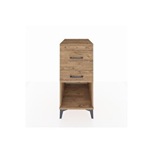 Kronos Komodin 2 Çekmeceli 44x59x96 Çam-çam