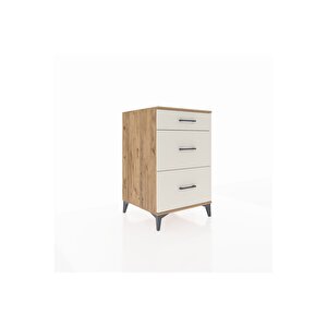 Kronos Komodin 3 Çekmeceli 60x59x96 Çam-aytaşı