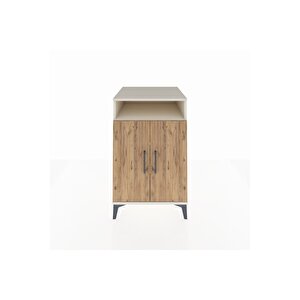 Kronos Komodin 3 Raflı 2 Kapaklı 60x59x96 Aytaşı-çam