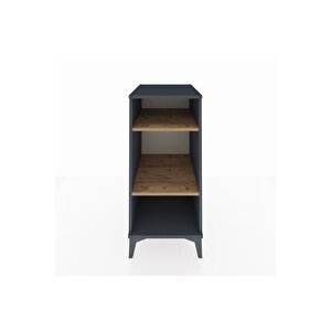 Kronos Komodin 2 Raflı 44x59x96 Antrasit-çam
