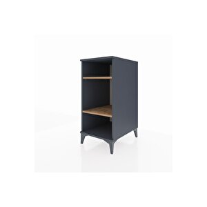 Kronos Komodin 2 Raflı 44x59x96 Antrasit-çam