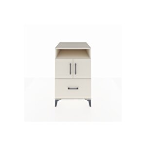 Kronos Komodin 2 Raflı Tek Çekmeceli 2 Kapaklı 60x59x96 Aytaşı-aytaşı