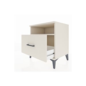 Hyperion Komodin Tek Raflı Tek Çekmeceli 60x44x64 Aytaşı-aytaşı