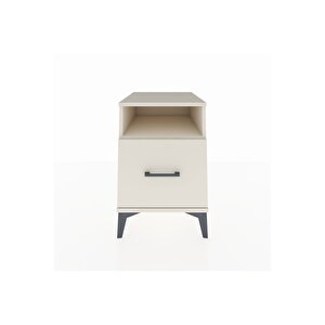 Kronos Komodin Tek Raflı Tek Çekmeceli 44x59x64 Aytaşı-aytaşı