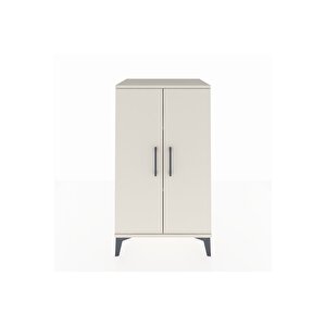 Hyperion Komodin 2 Raflı 2 Kapaklı 60x44x106 Aytaşı-aytaşı