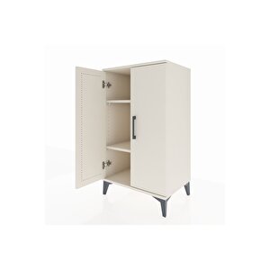 Hyperion Komodin 2 Raflı 2 Kapaklı 60x44x106 Aytaşı-aytaşı