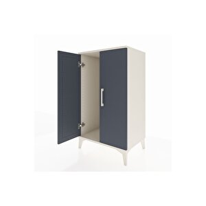 Hyperion Komodin 2 Kapaklı 60x44x106 Aytaşı-antrasit