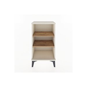 Arges Komodin Tek Raflı Tek Çekmeceli 44x30x80 Aytaşı-çam