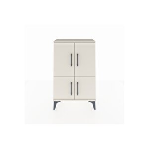 Arges Komodin 2 Raflı 4 Kapaklı 60x30x96 Aytaşı-aytaşı