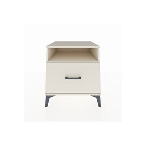 Kronos Komodin Tek Raflı Tek Çekmeceli 60x59x64 Aytaşı-aytaşı