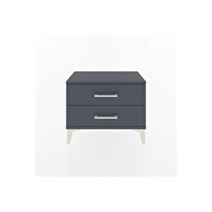 Arges Komodin 2 Çekmeceli 60x30x48 Antrasit-antrasit