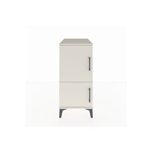 Kronos Komodin 3 Raflı 2 Kapaklı 44x59x96 Aytaşı-aytaşı